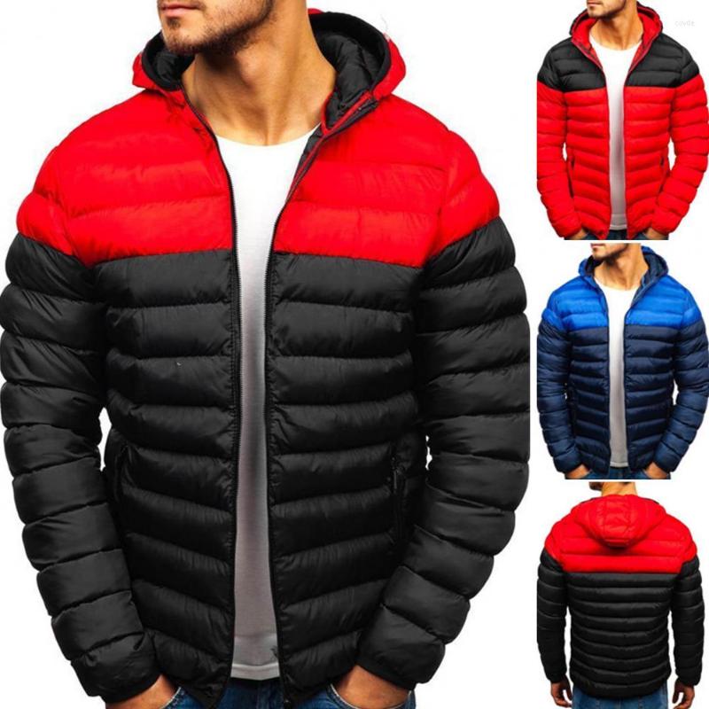 Men' Jackets Men Hooded Jacket Color Block Zipper Long Sleeve Outerwear Autumn Winter Cotton Padded Thermal Windbreaker For Outdoor, Black
Men' Jackets Men Hooded Jacket Color Block Zipper Long Sleeve Outerwear Autumn Winter Cotton Padded Thermal Windbreaker For Outdoor, Black
