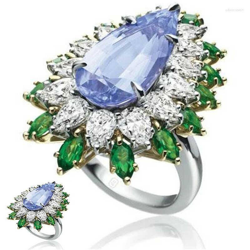 Wedding Rings Size 6-10 Gorgeous Alloy Tanzanian Vivid Women Jewelry Engagement Ring Edwi22
Wedding Rings Size 6-10 Gorgeous Alloy Tanzanian Vivid Women Jewelry Engagement Ring Edwi22
