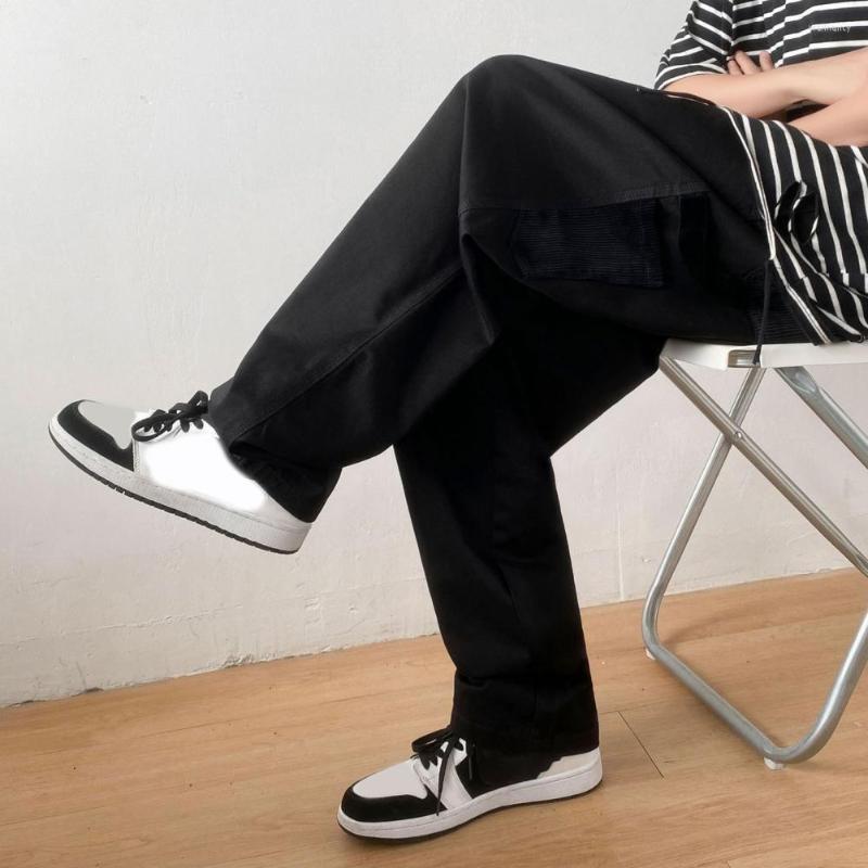 Men's Pants Super Soft Stylish Contrast Color Straight Cargo Temperament Joggers Elastic Waist For Working, Black
Men's Pants Super Soft Stylish Contrast Color Straight Cargo Temperament Joggers Elastic Waist For Working, Black