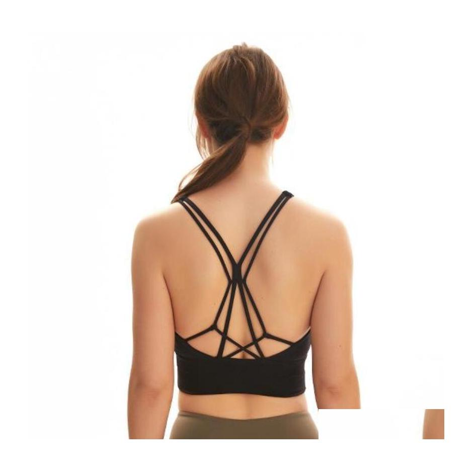 Yoga Outfits Sports Bra Nude Skinfriendly Running Gym Clothes Women Shockproof Support Vest Fitness Workout Activewear Underwear Dro Dh5M0, Black
Yoga Outfits Sports Bra Nude Skinfriendly Running Gym Clothes Women Shockproof Support Vest Fitness Workout Activewear Underwear Dro Dh5M0, Black