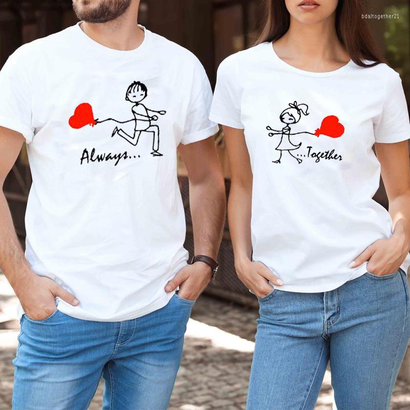 Women' T Shirts Valentine' Day Women Fashion Clothing Gift Short Always Together Matching Tshirts For Couples Tops, Wa336-y32
Women' T Shirts Valentine' Day Women Fashion Clothing Gift Short Always Together Matching Tshirts For Couples Tops, Wa336-y32