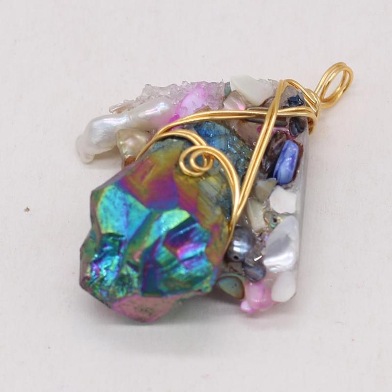 Pendant Necklaces Natural Semi-precious Stone Pearl Irregular Crystal Bud Boutique Making DIY Fashion Charm Necklace Jewelry
Pendant Necklaces Natural Semi-precious Stone Pearl Irregular Crystal Bud Boutique Making DIY Fashion Charm Necklace Jewelry