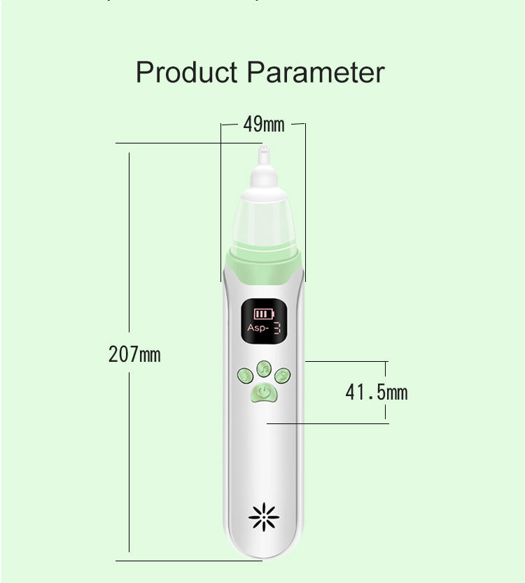 Other Oral Hygiene baby vac nasal aspirator Silicone Safe Nose Cleaner Electric Nose Sucker Rechargeable Booger Mucus Sucker for Toddler Infant with M