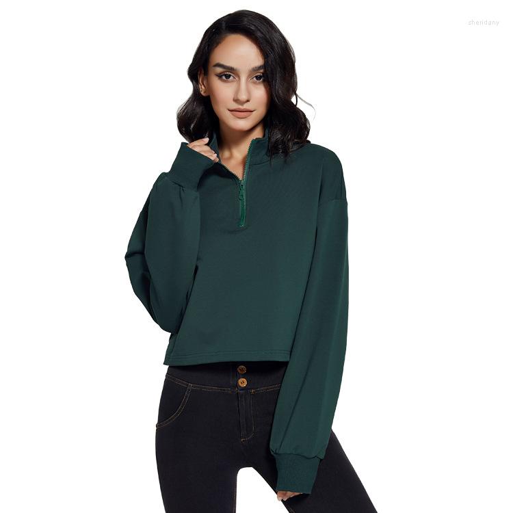 Active Shirts Autumn High Neck Yoga Sports Tops Women Half Zipper Running Fitness Drawstring Tracksuit Outdoor Loose
Active Shirts Autumn High Neck Yoga Sports Tops Women Half Zipper Running Fitness Drawstring Tracksuit Outdoor Loose