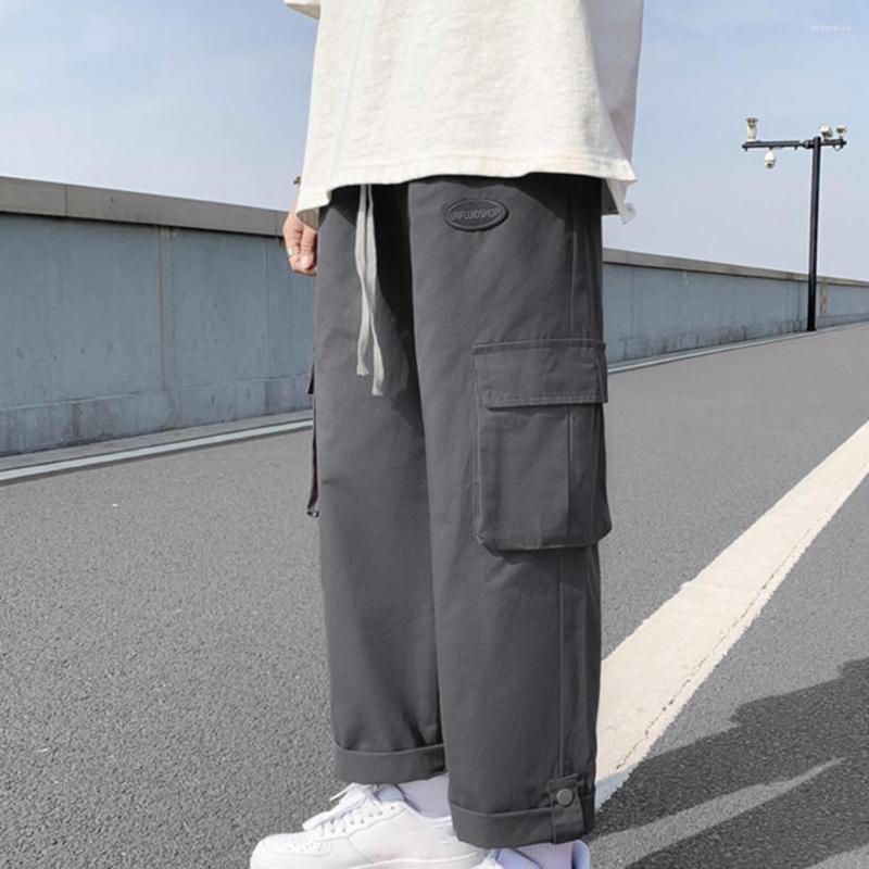 Men' Pants Trendy Casual Trousers Roll-up Cuffs Loose Fit Men Spring Autumn Pure Color Long Ankle-Length Baggy Daily Clothing, Black
Men' Pants Trendy Casual Trousers Roll-up Cuffs Loose Fit Men Spring Autumn Pure Color Long Ankle-Length Baggy Daily Clothing, Black