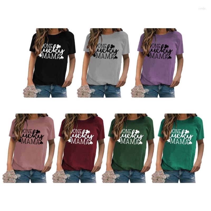 Women' T Shirts ONE Lucky T-shirt Casual Tees Short Sleeve For Women Lady Young Girl, Black
Women' T Shirts ONE Lucky T-shirt Casual Tees Short Sleeve For Women Lady Young Girl, Black