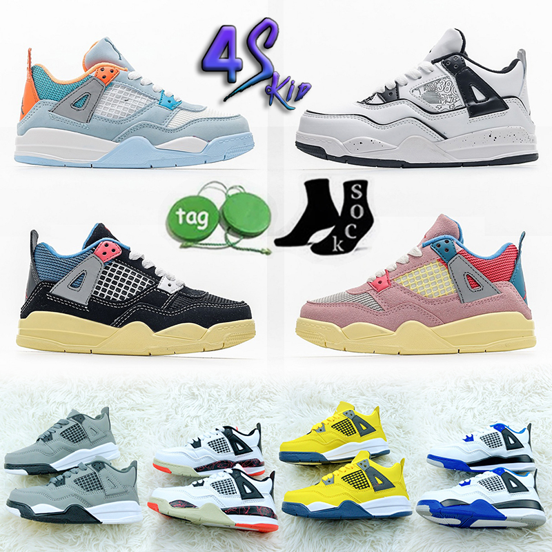 Toddlers 4 Retro Kids Basketball Shoes Infant Chicago 4S Boy Girl Sneaker Light Green Lights Grey Khaki Baby Trainers Children Eur 26-37
Toddlers 4 Retro Kids Basketball Shoes Infant Chicago 4S Boy Girl Sneaker Light Green Lights Grey Khaki Baby Trainers Children Eur 26-37