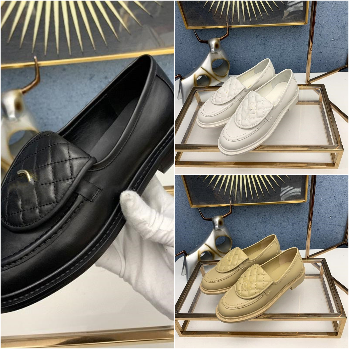 Black Beige White Leather Quilted Turnlock Loafers Women dress Shoes Moccasin Flats Slip On Flat Mule Turn Lock Flap Sneakers Casual Loafer LOGO Buckle Trainer, Fill postage
Black Beige White Leather Quilted Turnlock Loafers Women dress Shoes Moccasin Flats Slip On Flat Mule Turn Lock Flap Sneakers Casual Loafer LOGO Buckle Trainer, Fill postage