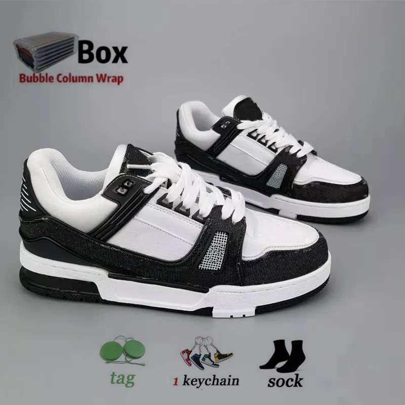 Designer Shoes Sneakers Men Casual Shoe Black Whit Fashion Low Top Shoe Platfor…