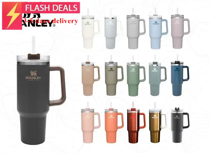 Stanley 40oz Tumbler With Colored Handle Big Capacity Beer Mug Insulated Water Bottle Outdoor Camping Cups With Lid Wholesale Wholesale, Multi-color
Stanley 40oz Tumbler With Colored Handle Big Capacity Beer Mug Insulated Water Bottle Outdoor Camping Cups With Lid Wholesale Wholesale, Multi-color
