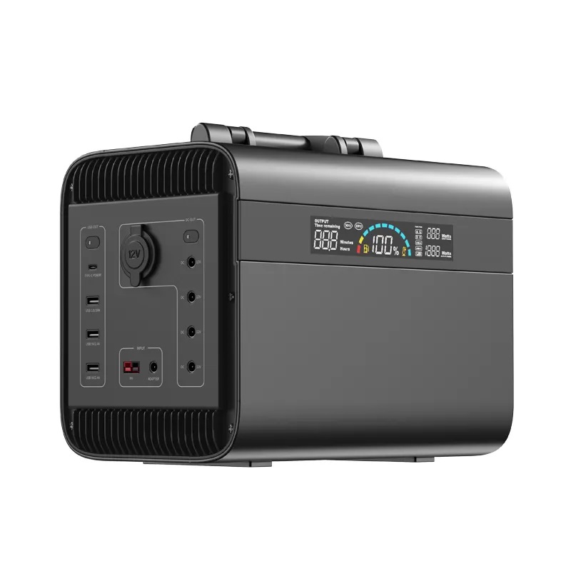 power generator over put port LiFePo4 portable power station 1000w for outdoor fishing