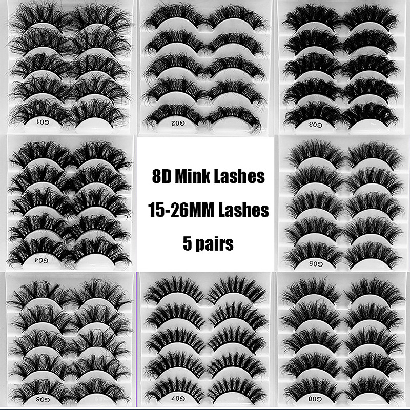 NEW 5 pairs 3D mink eyelashes natural makeup false eyelash extension long cross volume soft fake eye lashes winged faux cils Hot
NEW 5 pairs 3D mink eyelashes natural makeup false eyelash extension long cross volume soft fake eye lashes winged faux cils Hot
