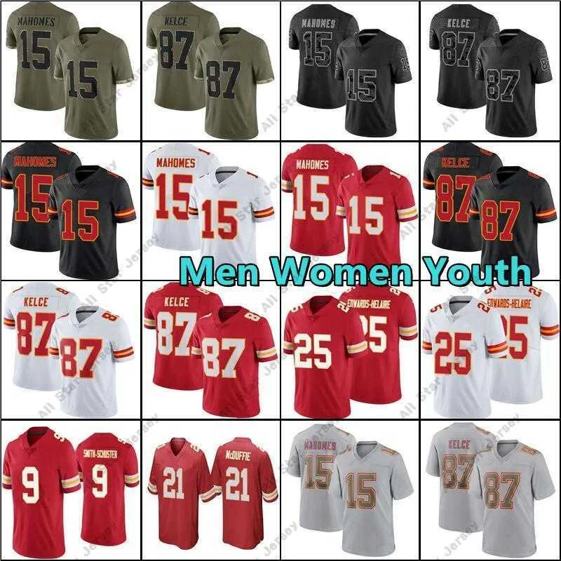Custom Patrick Mahomes 15 JuJu Smith-Schuster Football Jersey 9 Smith-Schuster Travis Kelce Nick Bolton Kansases City Chiefes Clyde Edwards-Helaire Trent McDuffie, Women jersey1
Custom Patrick Mahomes 15 JuJu Smith-Schuster Football Jersey 9 Smith-Schuster Travis Kelce Nick Bolton Kansases City Chiefes Clyde Edwards-Helaire Trent McDuffie, Women jersey1