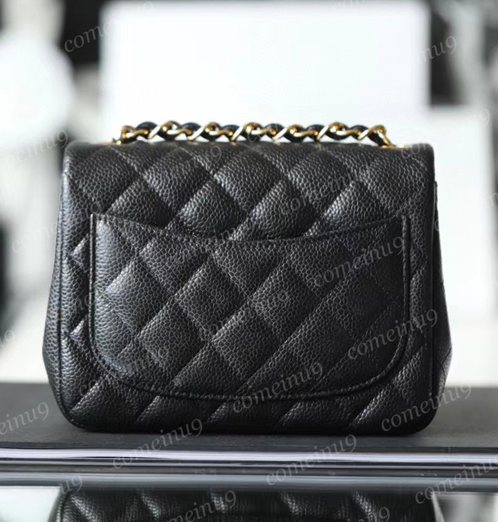 Summer Fashion Classic Designer Mini Women Flap Bag Genuine Caviar Leather Lambskin Female Single Crossbody Shoulder Chain Bags 10A Original Quality Handbags Box, Black caviar leather
Summer Fashion Classic Designer Mini Women Flap Bag Genuine Caviar Leather Lambskin Female Single Crossbody Shoulder Chain Bags 10A Original Quality Handbags Box, Black caviar leather