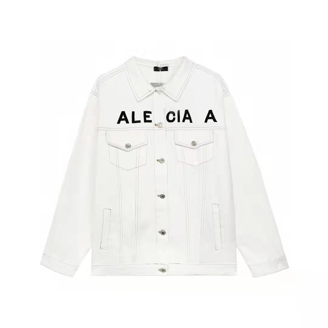 Men's Jackets Classic Paris Style Denim Women's Jacket Outerwear Printed Letters Casual Stylist Coat Casual Outerwear
Men's Jackets Classic Paris Style Denim Women's Jacket Outerwear Printed Letters Casual Stylist Coat Casual Outerwear