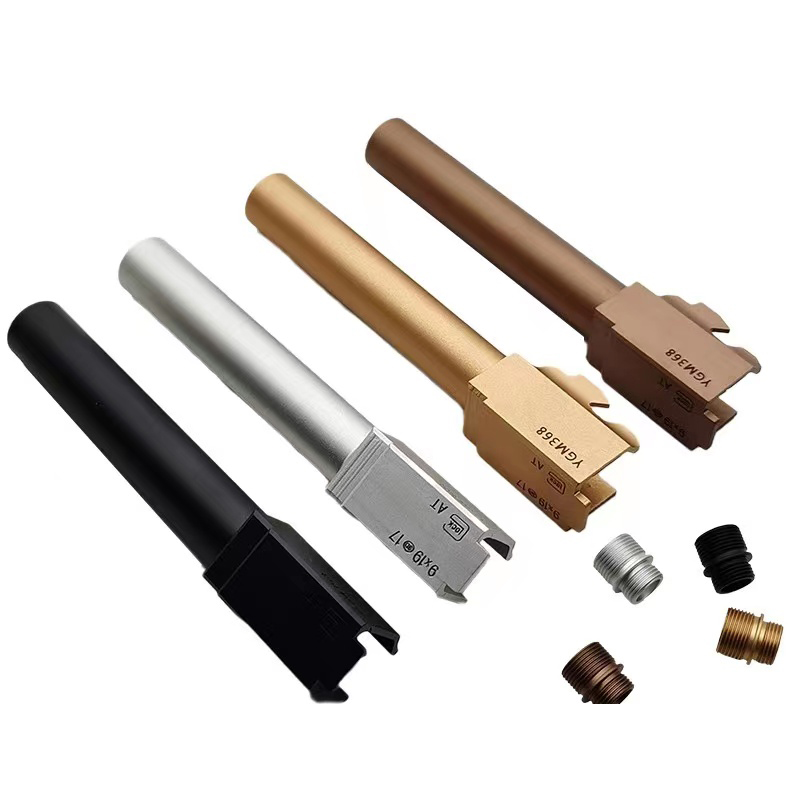 Tactical Airsoft Accessories P1 Inner Threaded Outer Tube Plus Switching Ring P1 G17 Sunken Army Gauge Casing CNC Aluminum Alloy Toy
Tactical Airsoft Accessories P1 Inner Threaded Outer Tube Plus Switching Ring P1 G17 Sunken Army Gauge Casing CNC Aluminum Alloy Toy