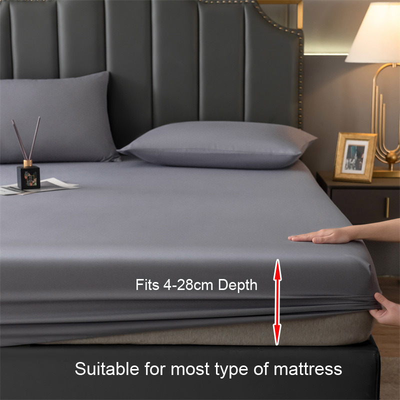 Mattress Pad Waterproof Mattress Protector Cover Elastic Fitted Sheet Breathable Pad Bed Double Couple Bedspread 2 People 90 150 180x200 230214
