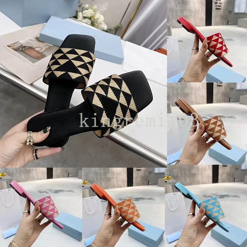 Designer Women Slippers Embroidered Fabric Slides Flat Summer Sandals Black Beige Multicolor Embroidery Mules Womens Home Flip Flops Rubber Flat Slide, A1
Designer Women Slippers Embroidered Fabric Slides Flat Summer Sandals Black Beige Multicolor Embroidery Mules Womens Home Flip Flops Rubber Flat Slide, A1