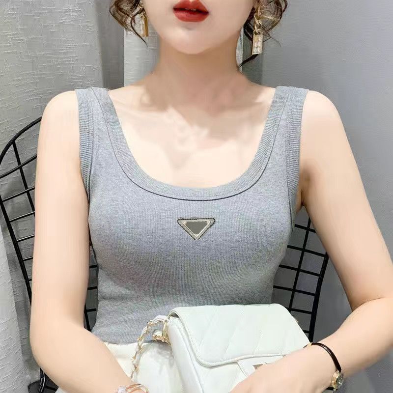 2023 Womens T Shirts Sleeveless Woman Fashion Vests Summer Tanks Camis Tees Vest Short Shirt Ice Silk Tops S-L, White
2023 Womens T Shirts Sleeveless Woman Fashion Vests Summer Tanks Camis Tees Vest Short Shirt Ice Silk Tops S-L, White