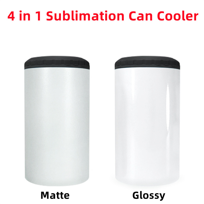 4 in 1 16oz Sublimation MATTE Can Cooler Straight Tumbler Stainless Steel Can Insulator Vacuum Insulated Bottle Cold Insulation Can with 2 lids, White
4 in 1 16oz Sublimation MATTE Can Cooler Straight Tumbler Stainless Steel Can Insulator Vacuum Insulated Bottle Cold Insulation Can with 2 lids, White