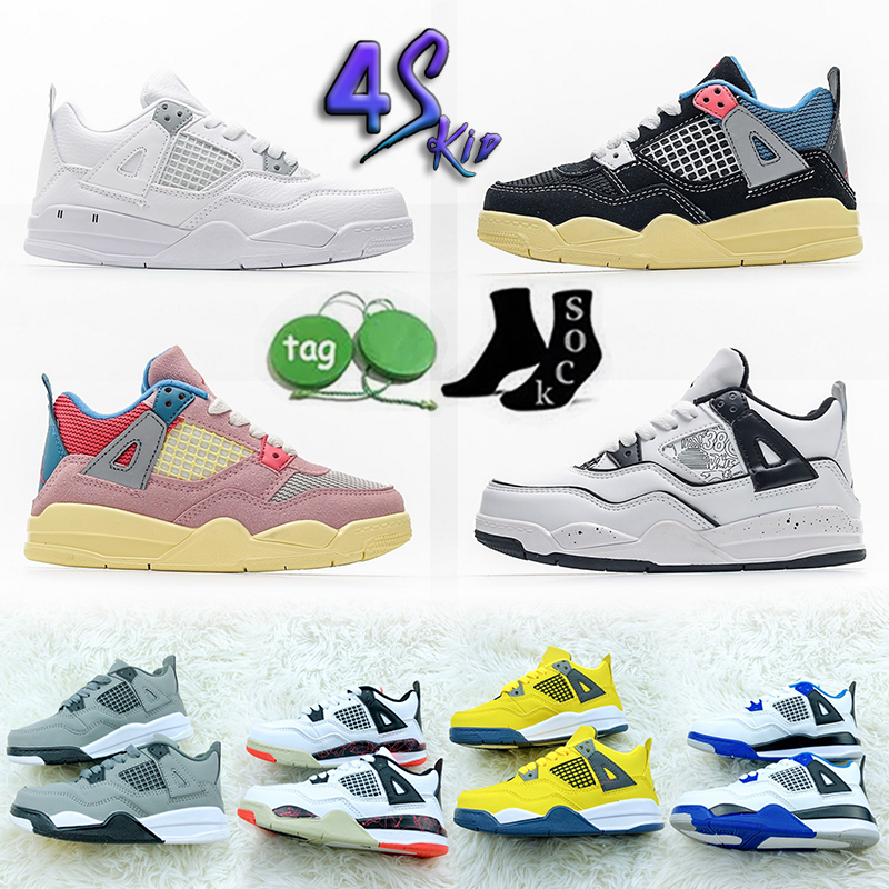 Kid shoes 4s 4 Children Preschool PS Athletic Outdoor Baby designer jordan jordans4 jordan4 sneaker Trainers Toddler Girl Tod Chaussures Pour
Kid shoes 4s 4 Children Preschool PS Athletic Outdoor Baby designer jordan jordans4 jordan4 sneaker Trainers Toddler Girl Tod Chaussures Pour