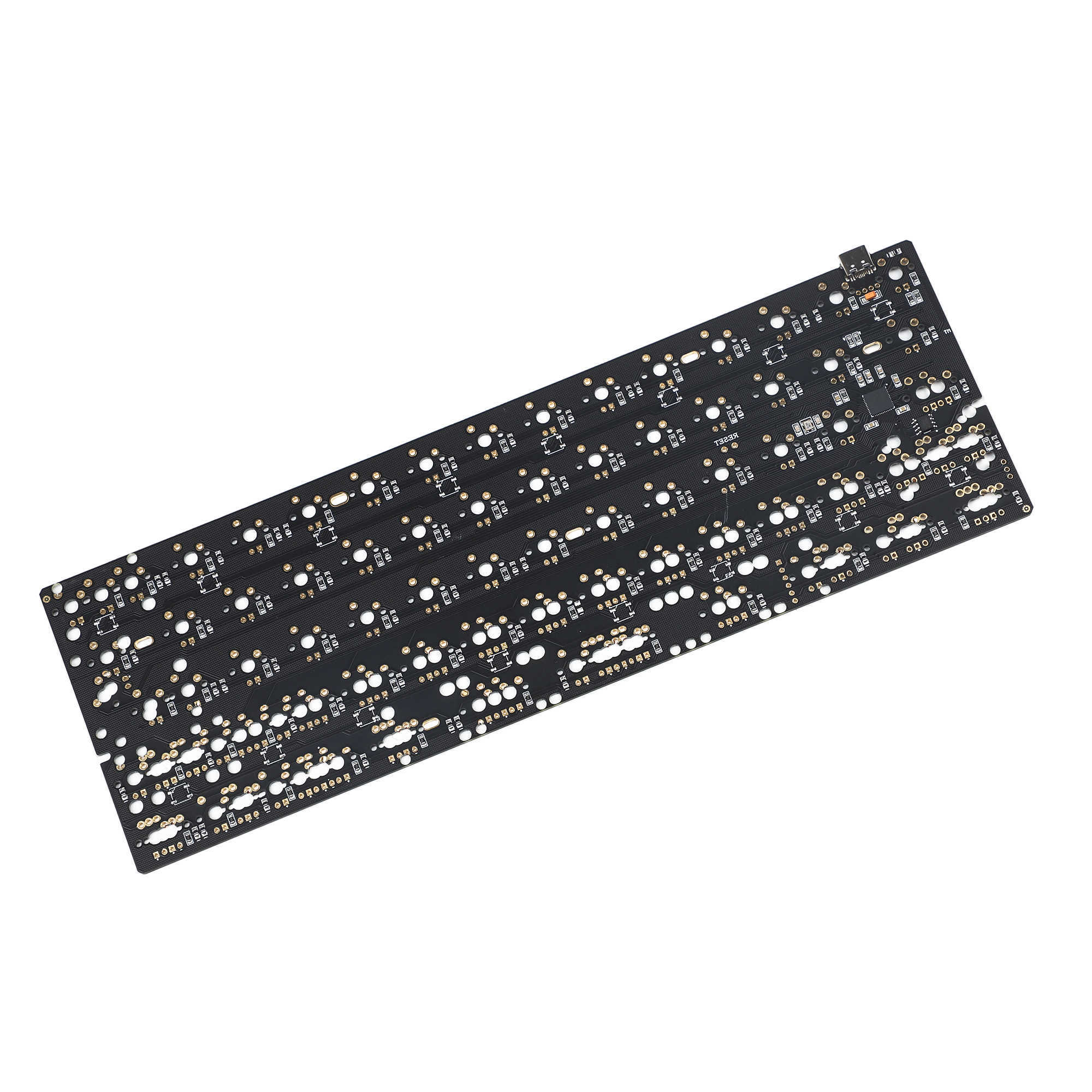 Keyboards GH60 64 Minila QMK VIA PCB Fully Programmable For DIY Mechanical Keyboard YD60MQ YD64MQ HHKB Support LED T230215