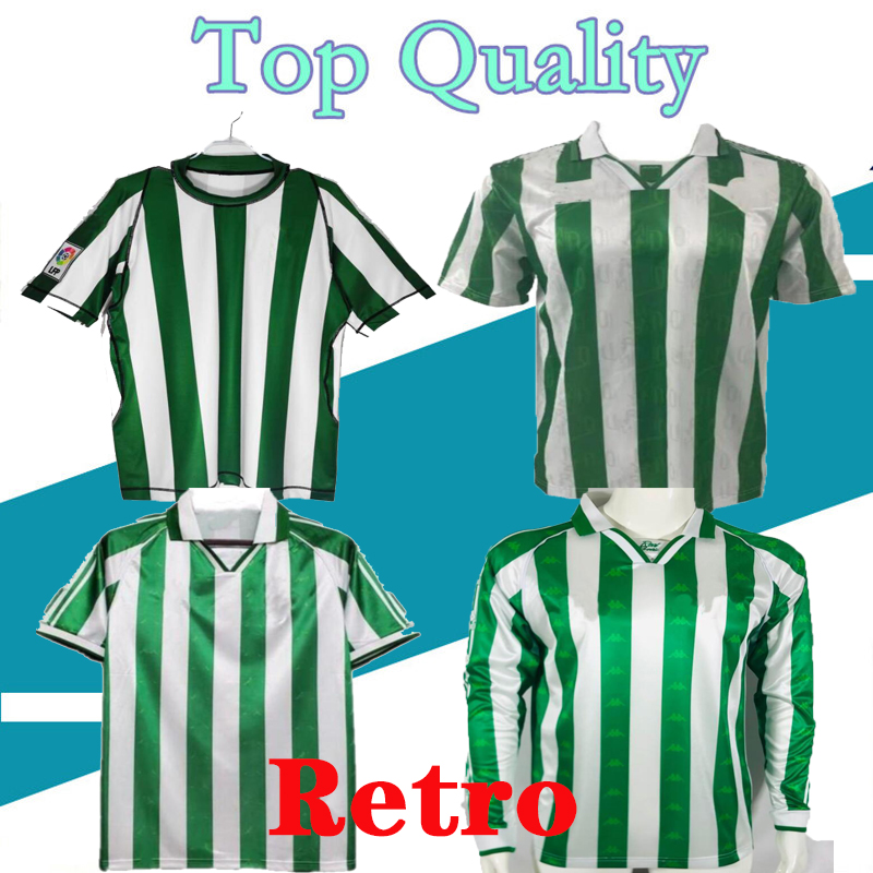 Retro soccer jerseys 82 85 1976 1977 1993 94 95 96 97 98 2001 02 03 04 real ALFONSO DENILSON JOAQUIN ALFONSO Fernando FINIDI betis classic vintage football shirt