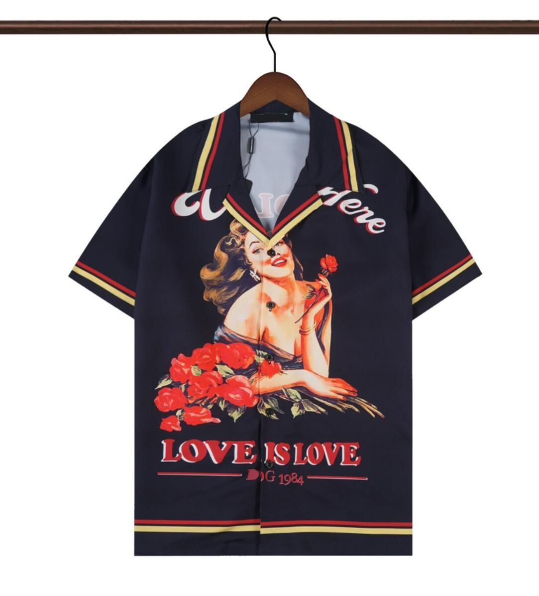 Men's Casual Shirts Classic Oil Painting Girl Designer Slim Fashion Short-sleeved Casual Women Simple Stretch Cotton Shirt, Multi
Men's Casual Shirts Classic Oil Painting Girl Designer Slim Fashion Short-sleeved Casual Women Simple Stretch Cotton Shirt, Multi