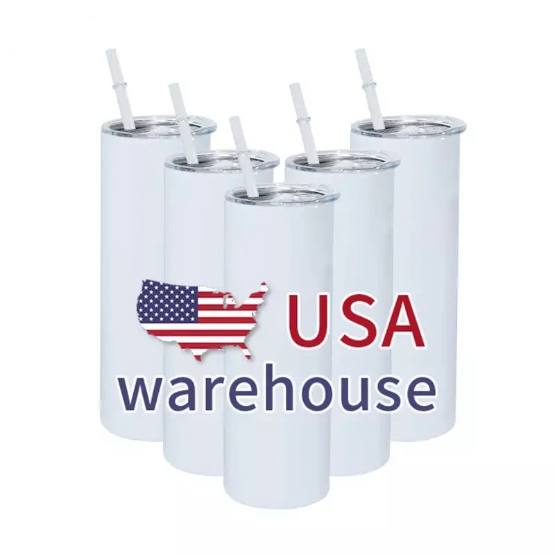 US Stock Sublimation Straight Tumblers 20oz Stainless Steel Mugs clear straw DIY Tall Blank Cups 600ml Vacuum Insulated Coffee Beer Water Bottle, White
US Stock Sublimation Straight Tumblers 20oz Stainless Steel Mugs clear straw DIY Tall Blank Cups 600ml Vacuum Insulated Coffee Beer Water Bottle, White