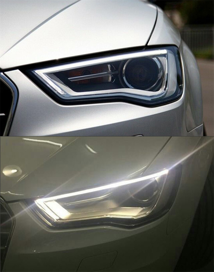 Car Styling for A3 Headlights 20 13-20 16 Upgrade S3 All LED Headlight DRL Hid Head Lamp Angel Eye Bi Xenon Beam Accessories