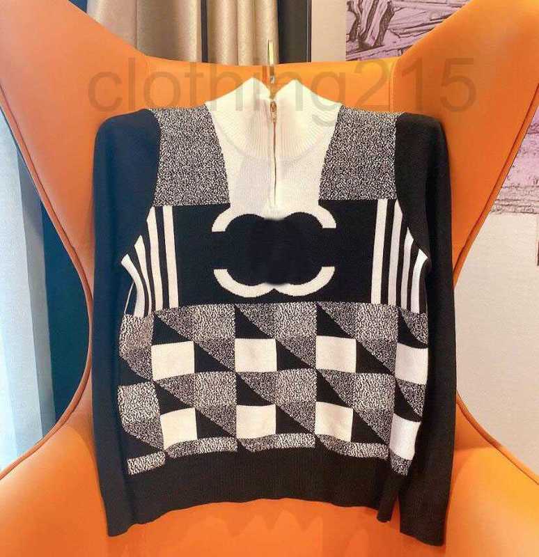 Women' Knits & Tees Designer 23ss 4color Fashion Clothes Zipper Sweater Women Black White Knitting Shirt Pullover Ladies Brand Autumn Long Sleeve Girls Tops 3O1M, Rose red
Women' Knits & Tees Designer 23ss 4color Fashion Clothes Zipper Sweater Women Black White Knitting Shirt Pullover Ladies Brand Autumn Long Sleeve Girls Tops 3O1M, Rose red