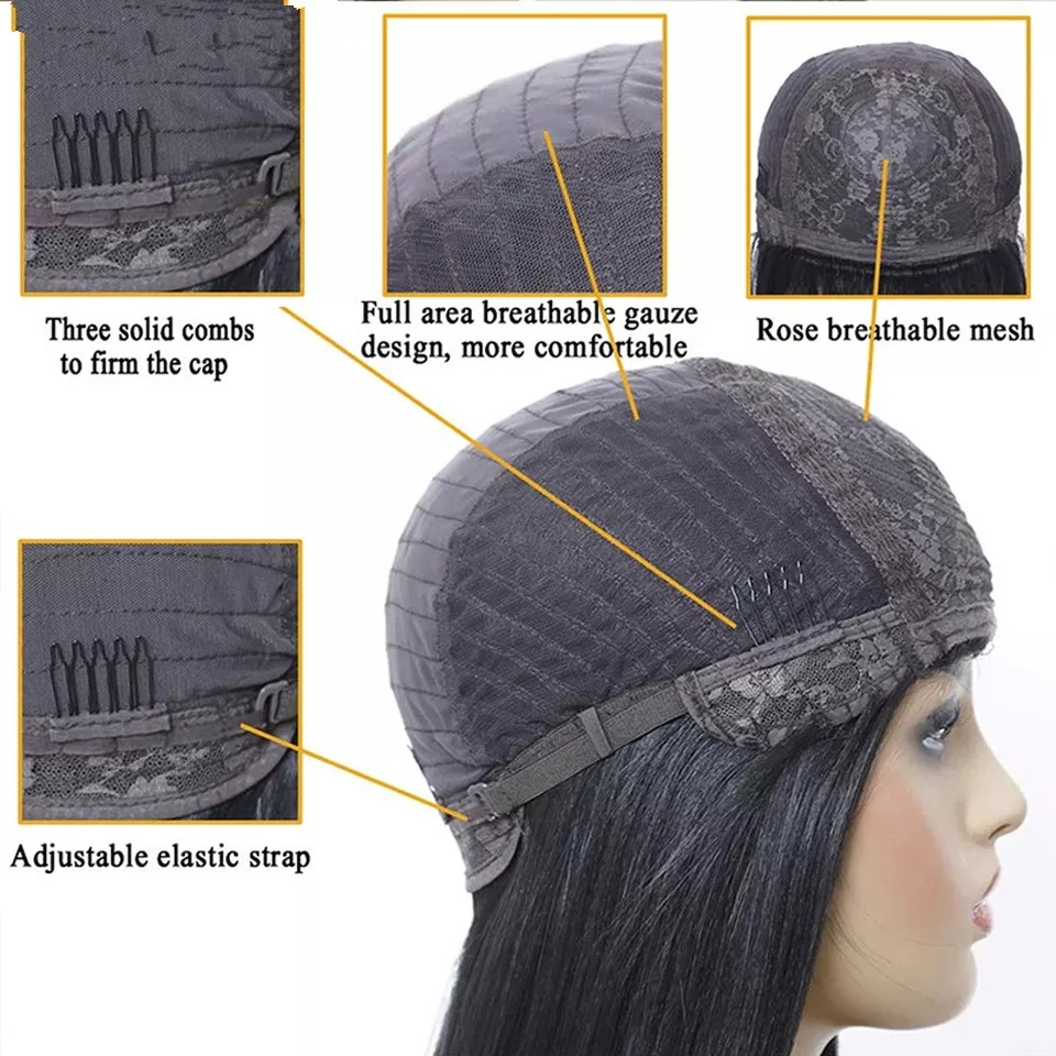 Black and white mixed grey dark roots spiral curl kinky curly salt and pepper wig none lace breahtable cap with bang short bob hairstyle