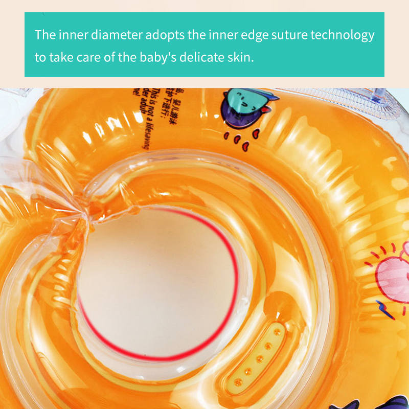 Inflatable Floats tubes Inflatable Circle for Baby Swimming Pool Baby Neck Ring Tube Baby Float Ring Safety Infant born Bathing Neck Float Swim 230215