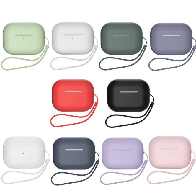 For Airpods pro 2 3 earphones Accessories Solid Silicone Protective Headphone Cover Apple wireless Charging case Earbuds with retail box
For Airpods pro 2 3 earphones Accessories Solid Silicone Protective Headphone Cover Apple wireless Charging case Earbuds with retail box