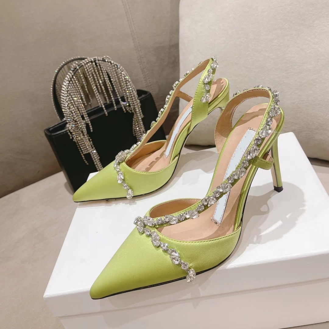 Dress shoes Slim high heel sandals Rhinestone wrapped toe pointed silk ankle strap 8.5cm Luxury designer spring and summer party shoes Our size 35-41 with box, Nude
Dress shoes Slim high heel sandals Rhinestone wrapped toe pointed silk ankle strap 8.5cm Luxury designer spring and summer party shoes Our size 35-41 with box, Nude