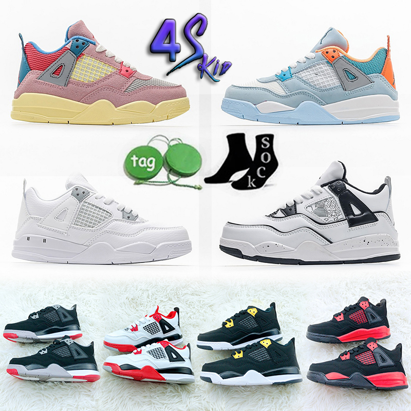 Kids Athletic Outdoor Basketball Shoes Baby Sneaker 4 Black Cat Royalty Bred Pure Money Toddler TD 4s Preschool Girls Boys Kid Babies Child
Kids Athletic Outdoor Basketball Shoes Baby Sneaker 4 Black Cat Royalty Bred Pure Money Toddler TD 4s Preschool Girls Boys Kid Babies Child
