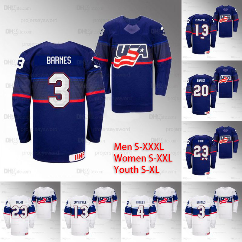 USA Hockey IIHF Jersey Blue 27 Taylor Heise 29 NICOLE HENSLEY 11 ABBY ROQUE 31 Aerin Franke 25 Alex Carpenter 28 Amanda Kessel 4 CAROLINE HARVEY 3 CAYLA BARNES 2023