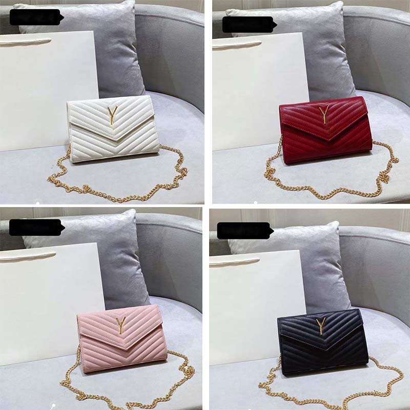 Deluxe embossed leather Shoulder Bags envelope with front flap and magnetic snap closure leather and chain strap, #13
Deluxe embossed leather Shoulder Bags envelope with front flap and magnetic snap closure leather and chain strap, #13