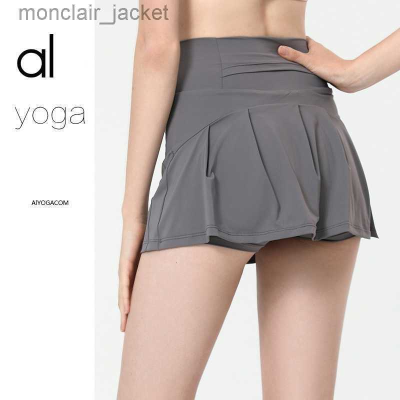 Designer Alos Yoga Loose Double Layer Anti Light Sports Yoga Skirt Women' Quick Drying Tennis Skirt Fitness Shorts, Blue
Designer Alos Yoga Loose Double Layer Anti Light Sports Yoga Skirt Women' Quick Drying Tennis Skirt Fitness Shorts, Blue