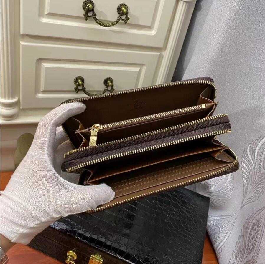 Luxury wallets for women brown black leather double zipper wallet mens lady long classical purse with card holder Clutch Wallet purse, A4black checkerboard
Luxury wallets for women brown black leather double zipper wallet mens lady long classical purse with card holder Clutch Wallet purse, A4black checkerboard