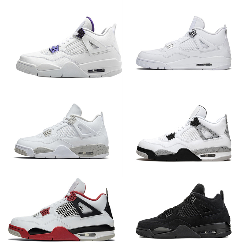 Jumpman 4 4s Mens Basketball Shoes Military Black Cat Canvas Red Thunder University Blue Thunder Pink Cactus Jack Men Women Trainers Outdoor Sports Sneakers s003
