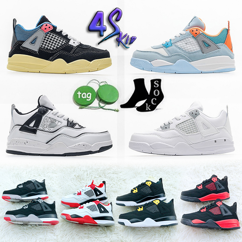 Infant Toddlers 4 Retro Kids Basketball Shoes Top Quality Chicago 4S Boy Girl Sneaker Light Green Lights Grey Khaki Baby Trainers Children Eur 26-35
Infant Toddlers 4 Retro Kids Basketball Shoes Top Quality Chicago 4S Boy Girl Sneaker Light Green Lights Grey Khaki Baby Trainers Children Eur 26-35