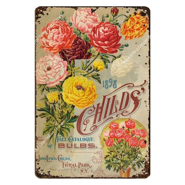 Vintage Flower Metal Sign Tin Sign Seeds Decorative Plaque Garden Living Room Kitchen Club Decor Wall Decoration 20cmx30cm Woo
Vintage Flower Metal Sign Tin Sign Seeds Decorative Plaque Garden Living Room Kitchen Club Decor Wall Decoration 20cmx30cm Woo