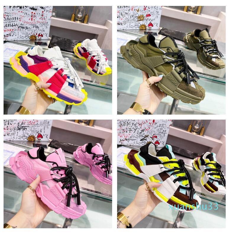 Mixed-material Space sneakers Leather Men Casual Shoes Mesh Breathable Suede Reflective Sneakers Rubber Sole Lace-Ups