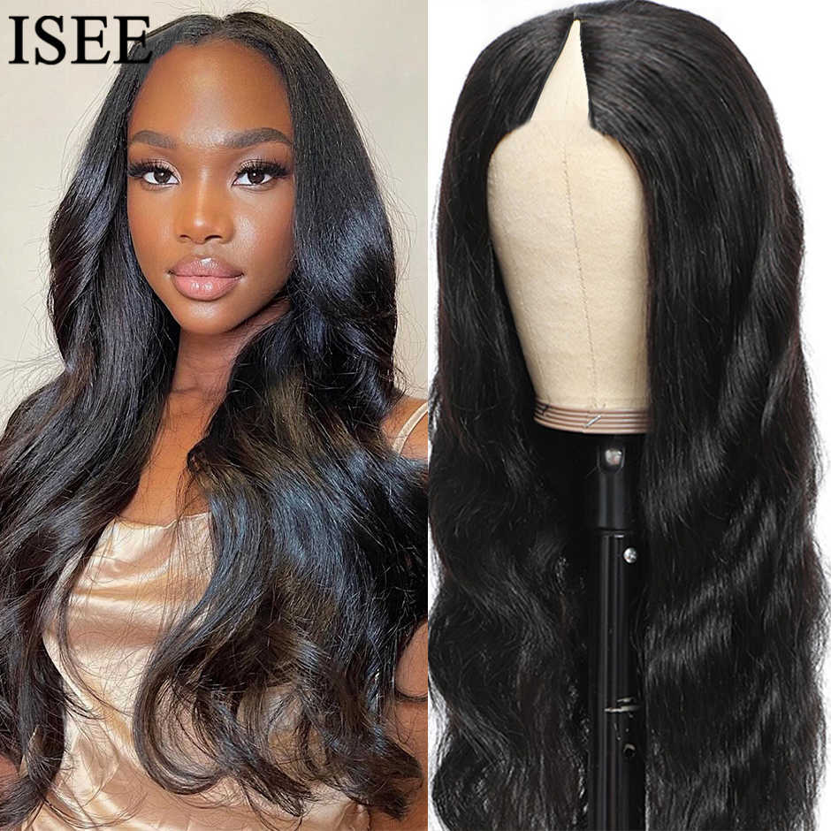 ISEE Brazilian Body Wave V PART Wigs Human Hair For Women Upgrade U Part Wig Wet And Wavy Wigs Quick Easy Install Glueless Wig, T1b/613
ISEE Brazilian Body Wave V PART Wigs Human Hair For Women Upgrade U Part Wig Wet And Wavy Wigs Quick Easy Install Glueless Wig, T1b/613