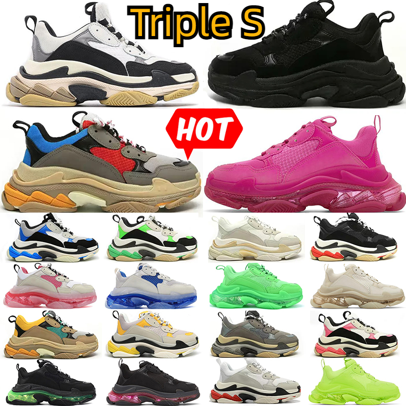 Triple s 17FW Designer men women Running Shoes Platform Sneakers Black White Grey Red Pink Orange old Dad Paris Light balenciagas balencaiga Trainers Fashion Tnnis, 30
Triple s 17FW Designer men women Running Shoes Platform Sneakers Black White Grey Red Pink Orange old Dad Paris Light balenciagas balencaiga Trainers Fashion Tnnis, 30