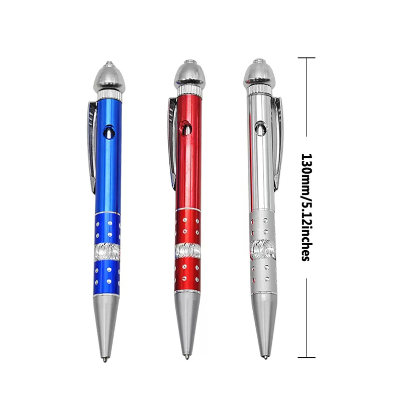 Creative Ballpoint Pen Shaped Smoking Pipes Portable Metal Pipe Detachable Household Smoking Accessories