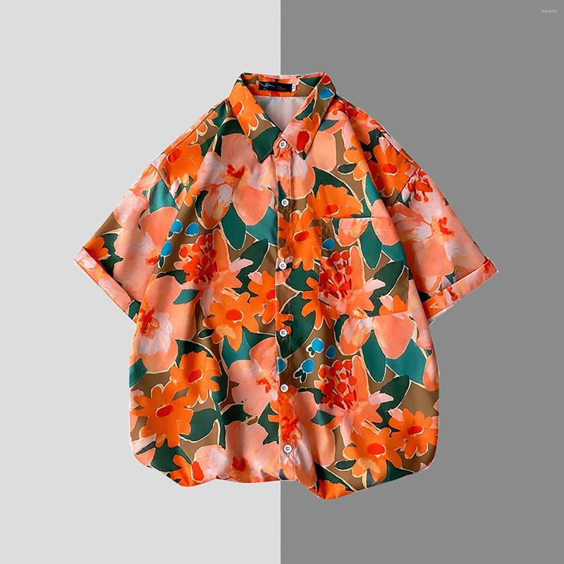 Men's Casual Shirts Retro Floral Men Women Summer Japanese Hawaiian Shirt Harajuku Light Color Handsome Streetwear Vacation Camisas, C-bk1
Men's Casual Shirts Retro Floral Men Women Summer Japanese Hawaiian Shirt Harajuku Light Color Handsome Streetwear Vacation Camisas, C-bk1