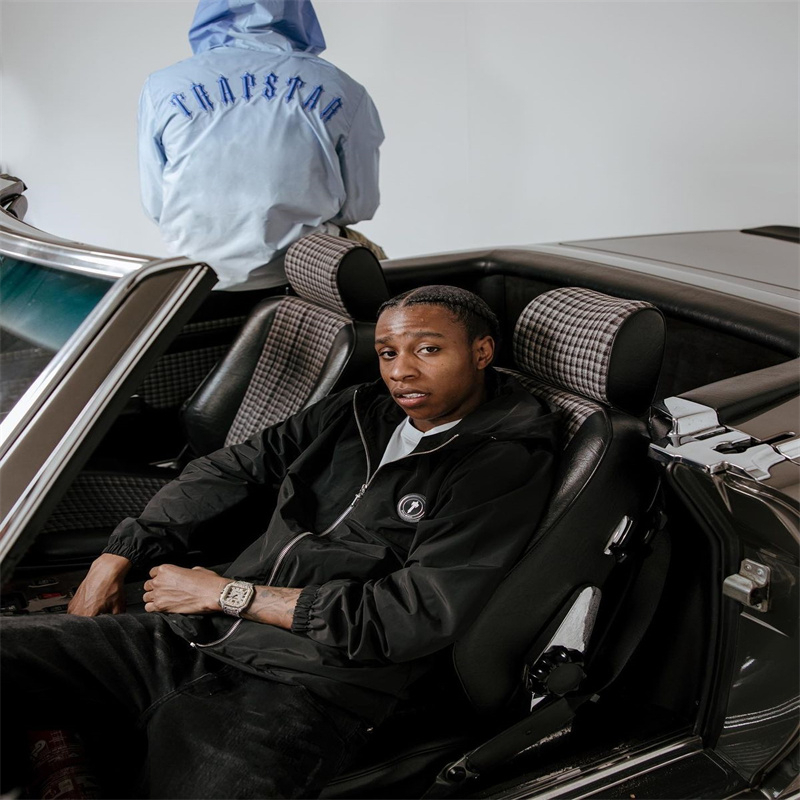 New Men Trapstar Jacket Sportswear Irongate T Windbreaker-Black Embroidered Letters Women' Zipper Sun Protection, Blue
New Men Trapstar Jacket Sportswear Irongate T Windbreaker-Black Embroidered Letters Women' Zipper Sun Protection, Blue