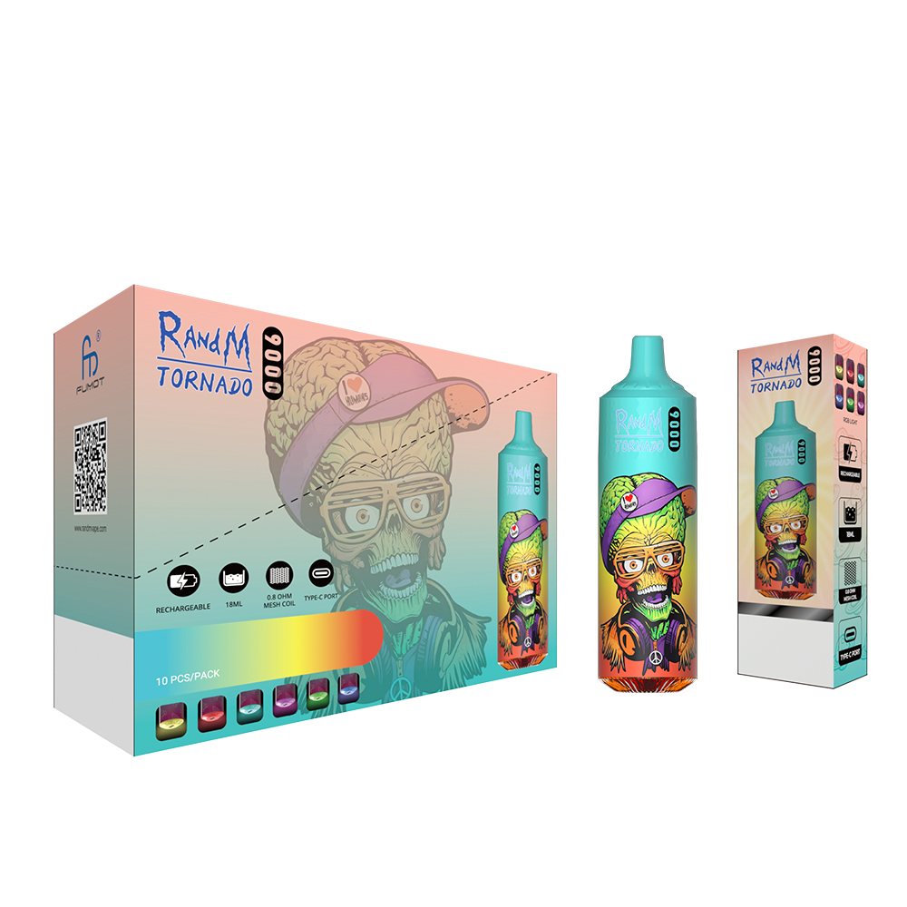 RandM tornado 9000 disposable E cigarette with verified code rechargeable vape RGB light
RandM tornado 9000 disposable E cigarette with verified code rechargeable vape RGB light